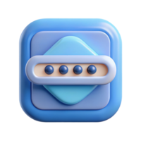 A stylized blue and cream button icon with a diamond shape in the center and four circular dots, symbolizing interaction. png