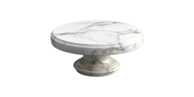 Marble Cake Stand. Elegant Display For Desserts And Pastries Isolated On Transparent Background png