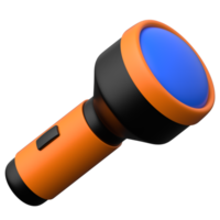 Flash Light 3D icon on transparent background png
