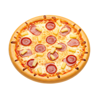 Artistic pizza transparent image with rustic style and baked texture for culinary themes and creative design png