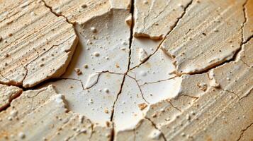 closeup of a cracked eggshell photo