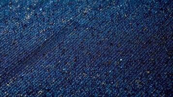closeup of textured denim fabric photo