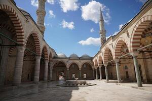Uc Serefeli Mosque in Edirne in Turkiye photo