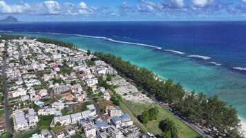 Awesome Flic en Flac Beach in Port Louis Mauritius Island in Mauritius.. Beautiful Cinematic. video