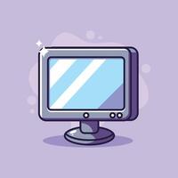 Computer icon. computer technology and electronic theme. Colorful design. illustration vector