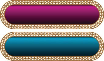 Element Of Frame And Margin Text Islamic Open Layer Text vector