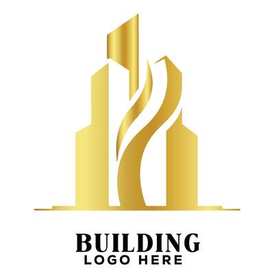 Vibrant swirl real estate building logo symbol icon ideal for youth oriented housing projects branding