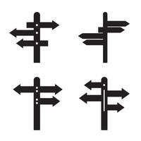 Line directional icon silhouettes for web tools menu graphics and user navigation vector