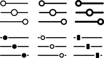 Filter icon set. Filter icon collection vector