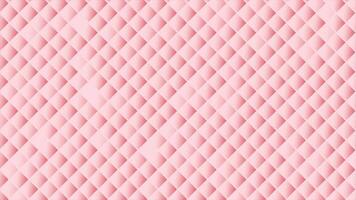 Red color multiple square shapes appearing and disappearing 3d depth modern design geometrical background video