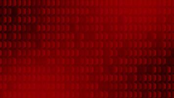 Red color multiple hexagonal shapes appearing and disappearing faded modern design loop able geometrical background video