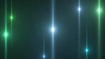 colorful glowing multiple optical flair light rays design loopable dark background video