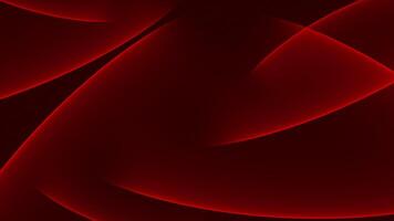 Red color glowing moving lines luxury design loop able geometrical background video