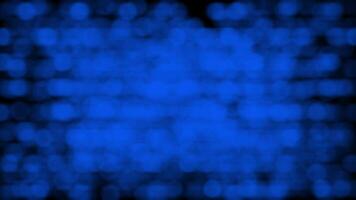 Royal blue color bokeh flickering particles moving horizontally gradient design geometrical background video