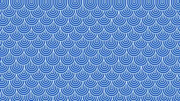 Royal blue simple and classy multiple circular shapes slowly wiggling abstract design loop able geometrical background video