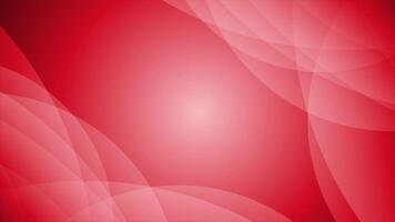 Red color wiggling multiple circular shapes with blank space modern design loop able geometrical background video