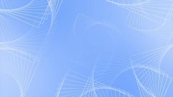 Royal blue color wiggling swirl mesh pattern gradient design loop able geometrical background video