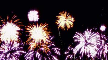 Festive Fireworks Explosion Loop - HD Celebration Background video