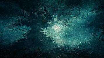 Terrifying moon scene with spooky tree, made of sharp fragments video
