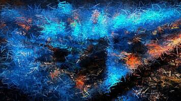 Sharp Fragments, High Tech Background, Colors, Unique Design, Exclusive, Drawing, Reflection video