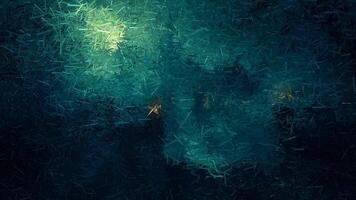 Terrifying scene on a moonlit night with a large haunted house, made of sharp fragments video