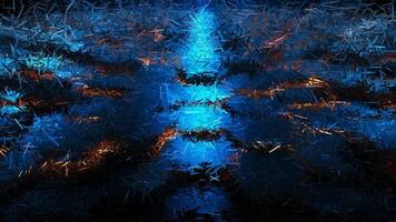 Unique Design, Elite Technology Background, Sharp Fragments, Colors, Exclusive, Drawing, Rotation video