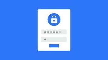 Animation login form for website, app development,.animated login to web user authentication-related projects video