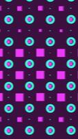Purple and Teal Dynamic Geometric Shapes and Colors. Minimalistic Motion Graphics Background video