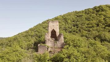 Chekili Tower. Hidden Medieval Outpost in Kakheti, Georgia.Solitary tower once served as a strategic lookout, guarding key routes through the region video