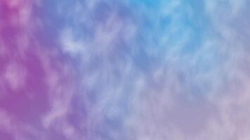 Cloudy sky with a purple and blue gradient, perfect for backgrounds, designs, book covers, and inspirational social media posts. Atmospheric and calming. video