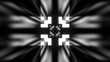 White Cool Neon Strobe Geometric Background VJ Loop in 4K video