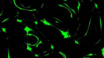 Green Flowing Strange Changing Abstract Background VJ Loop in 4K video