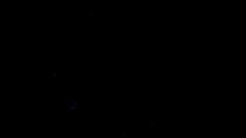 Abstract Pulsing Ring explosion animation Isolated on Black Background video