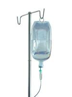IV Drip with Saline Solution photo