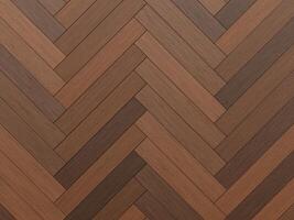 Rich, deep wood tones in chevron style adding sophistication to any space. photo