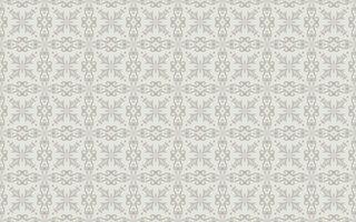 seamless pattern with traditional damask or arabesque. Grid checkered background with classic ornaments in neutral colors for textiles, wallpaper, or stationery vector