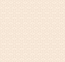Elegant seamless pattern with beige geometric design. Subtle ornate background in Art Deco or Moorish tilework style for textiles, wallpaper, and packaging vector