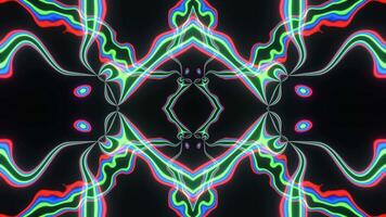 Abstract animation of magic overflows for LED screens and panels video