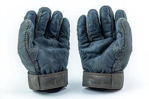 Warm and durable winter gloves ideal for outdoor activities in cold weather photo