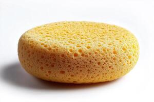 Natural sea sponge for cleansing and exfoliating skin in a minimalist setting photo