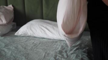 How to easily fold pillowcases and keep them organized video