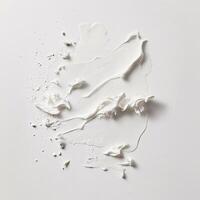Soft White Cream Texture Spread photo