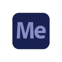 Adobe Media Encoder Icon, App Logo Editable Premium Social Media Design for Digital Download vector
