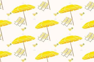 Summer pattern, Hawaii, beach, colorful, seamless pattern, hand drawn, suitable for printing fabric, table decoration, wall, beach shirt or even packaging v5. vector