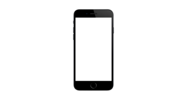 Blank Smartphone Screen Mockup for App Presentation or Website Design png