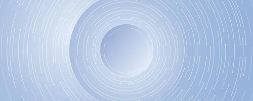 Elegant circular circuit design element vector