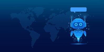 Artificial intelligence with global reach vector