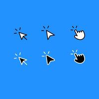 Hand Pointer Icons Arrow Pointer vector