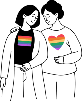 Pride Month. Same-sex People. Couple Woman LGBTQ. LGBT community png