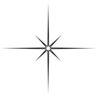 Star icon or sign. Simple illustration of star icon for web design isolated on white background vector